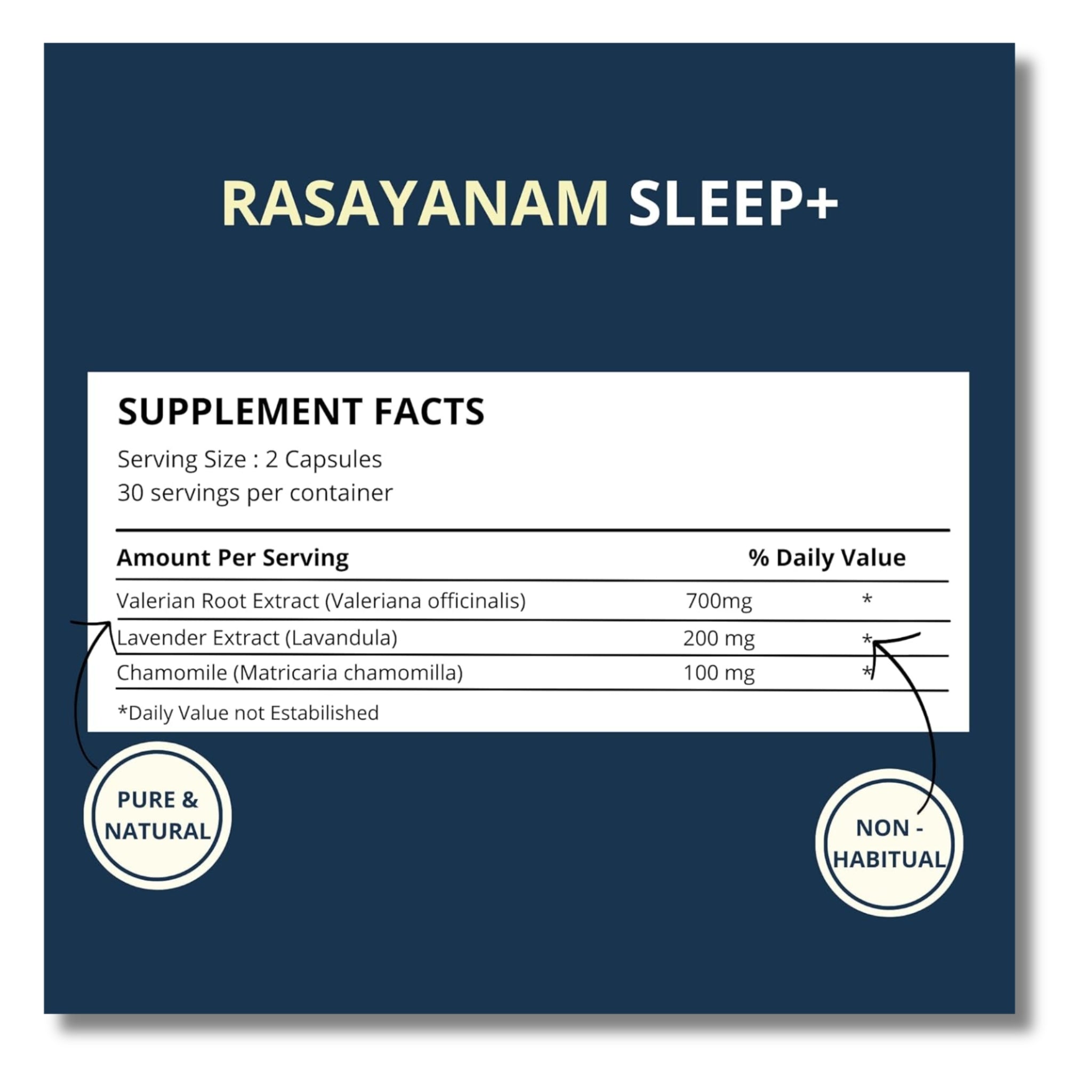 RASAYANAM SLEEP+ | RESTFUL SLEEP (Capsules)